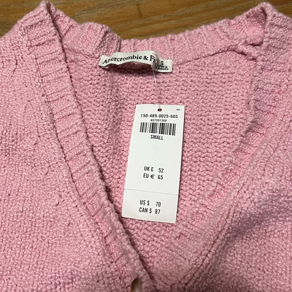 Abercrombie & Fitch Pink Women's Sweater